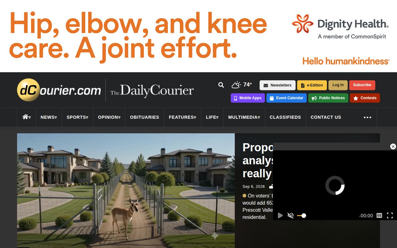 The Daily Courier Yavapai regional news source